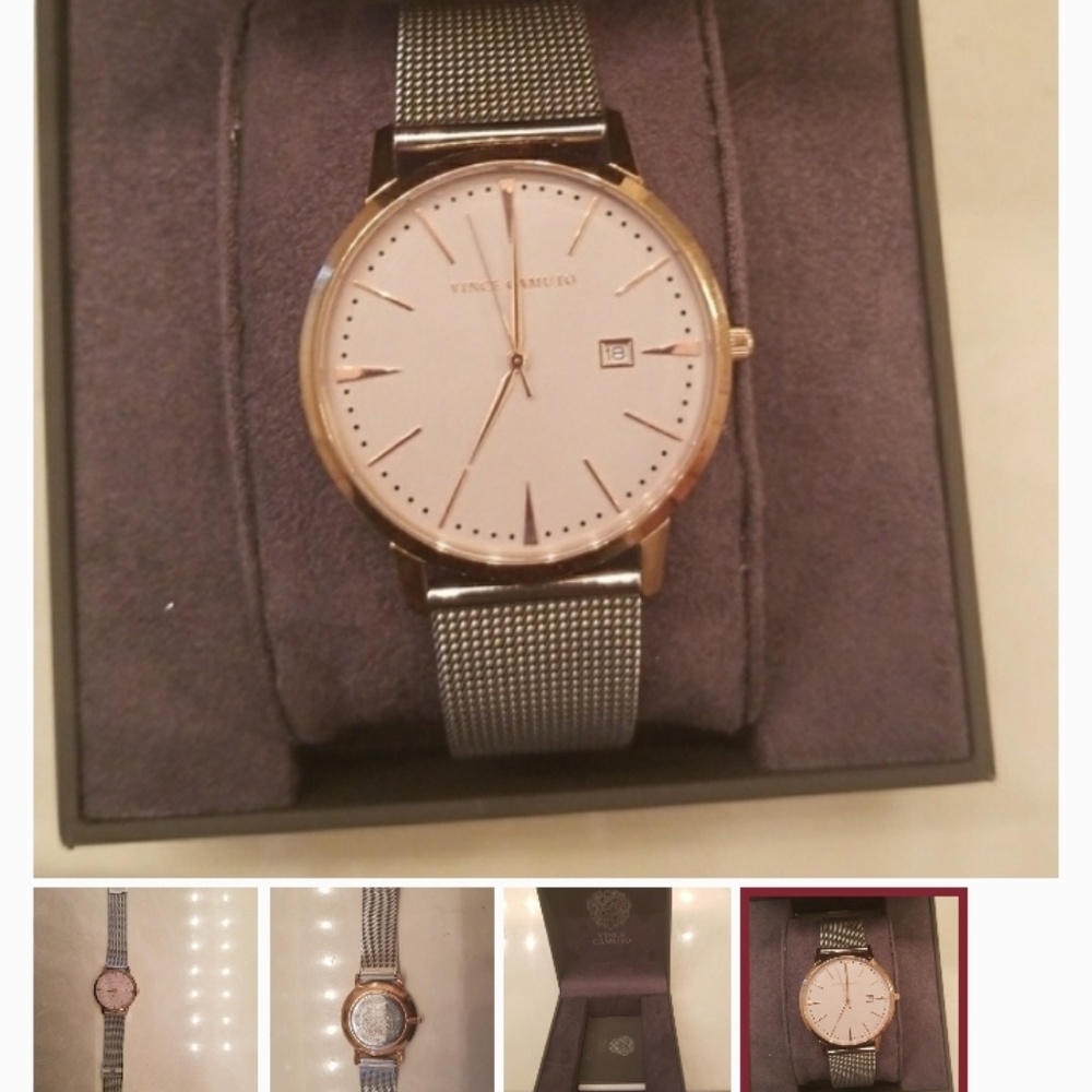 Designer Vince Camuto womens watch